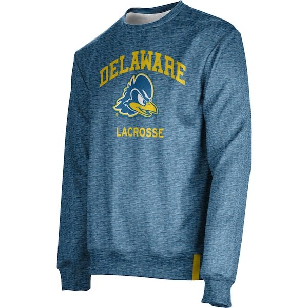 Delaware Fightin' Blue Hens Lacrosse Name Drop Crewneck Pullover Sweatshirt - Royal