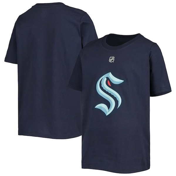 Seattle Kraken Youth Primary Logo T-Shirt - Deep Sea Blue