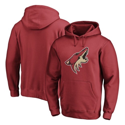 Arizona Coyotes Fanatics Branded Primary Team Logo Fleece Pullover Hoodie - Garnet