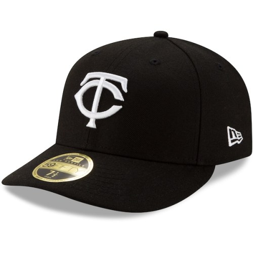 Minnesota Twins New Era Team Low Profile 59FIFTY Fitted Hat - Black