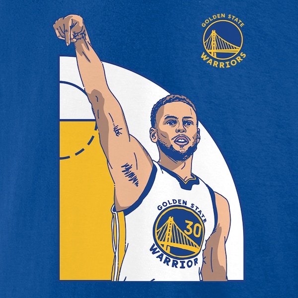 Stephen Curry Golden State Warriors Fanatics Branded NBA All-Time Three Point Record Long Sleeve T-Shirt - Royal