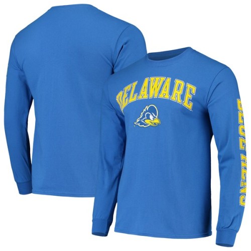 Delaware Fightin' Blue Hens Fanatics Branded Distressed Arch Over Logo Long Sleeve T-Shirt - Royal