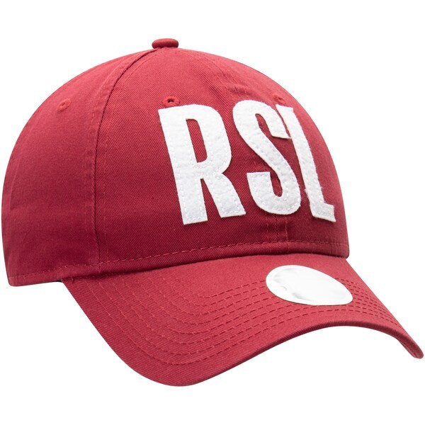 Real Salt Lake New Era Women's Airport 9TWENTY Adjustable Hat - Red