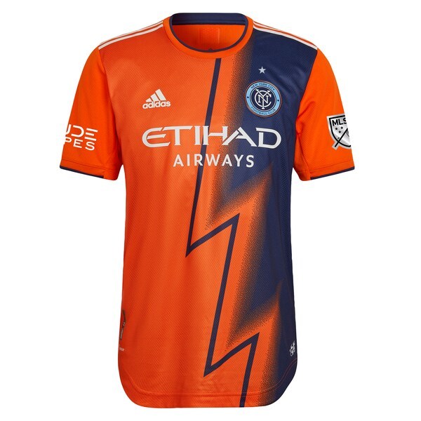 Valentin Castellanos New York City FC adidas 2022 The Volt Kit Authentic Player Jersey - Orange