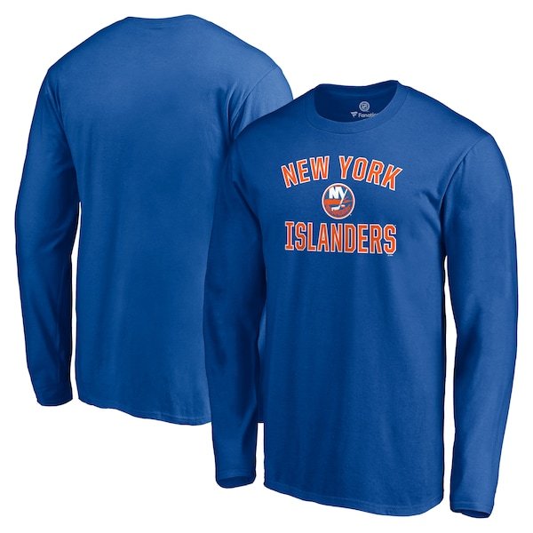 New York Islanders Fanatics Branded Team Victory Arch Long Sleeve T-Shirt - Royal