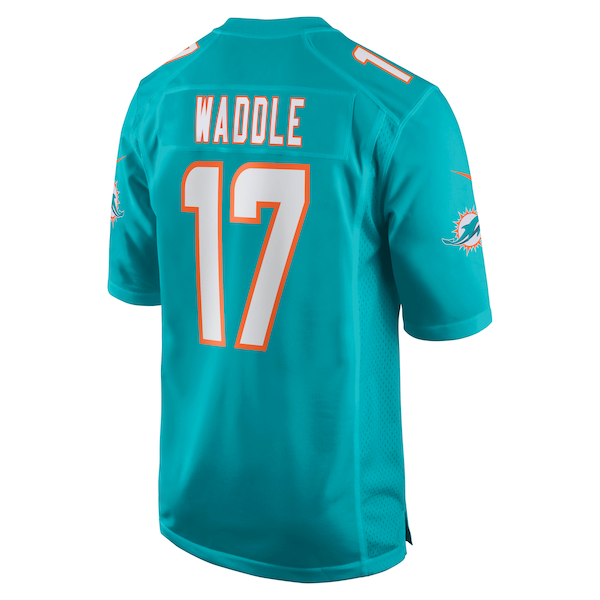 Jaylen Waddle Miami Dolphins Nike Game Player Jersey - Aqua