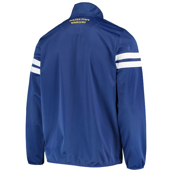 Golden State Warriors G-III Sports by Carl Banks Power Pitcher Full-Zip Track Jacket - Royal/Gold
