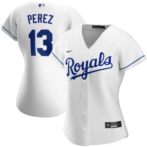 Salvador Perez Kansas City Royals Nike Women's Home Replica Player Jersey - White