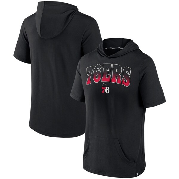 Philadelphia 76ers Fanatics Branded Guard The Rim Hoodie T-Shirt - Black