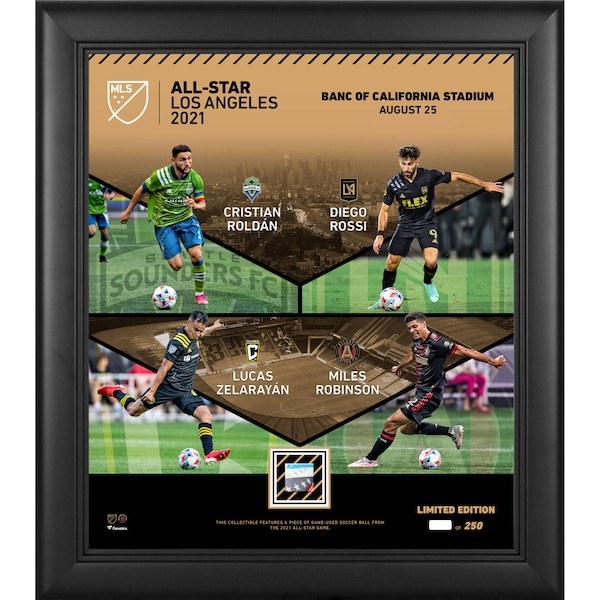2021 MLS All-Star Game Fanatics Authentic Framed 15" x 17" Collage with a Piece of Match-Used Soccer Ball - Limited Edition of 250