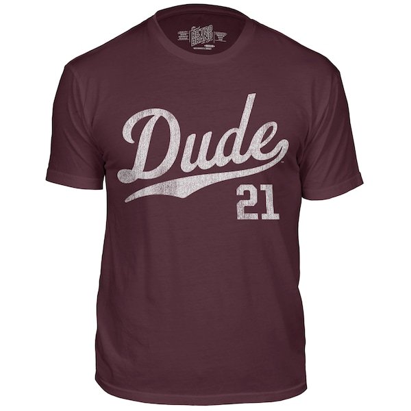 Mississippi State Bulldogs Original Retro Brand The Dude Script T-Shirt - Maroon