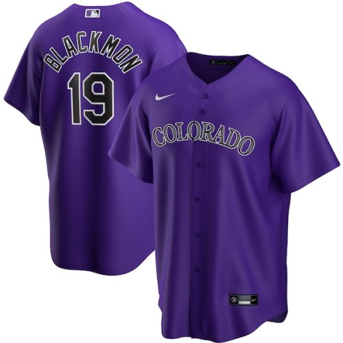 Charlie Blackmon Colorado Rockies Nike Alternate Replica Player Name Jersey - Purple