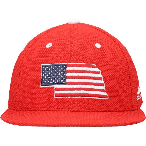 Nebraska Huskers adidas On-Field Baseball Fitted Hat - Scarlet
