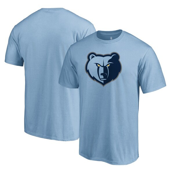 Memphis Grizzlies Primary Logo T-Shirt - Light Blue