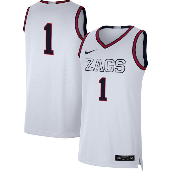 # Gonzaga Bulldogs Nike Limited Basketball Jersey - White