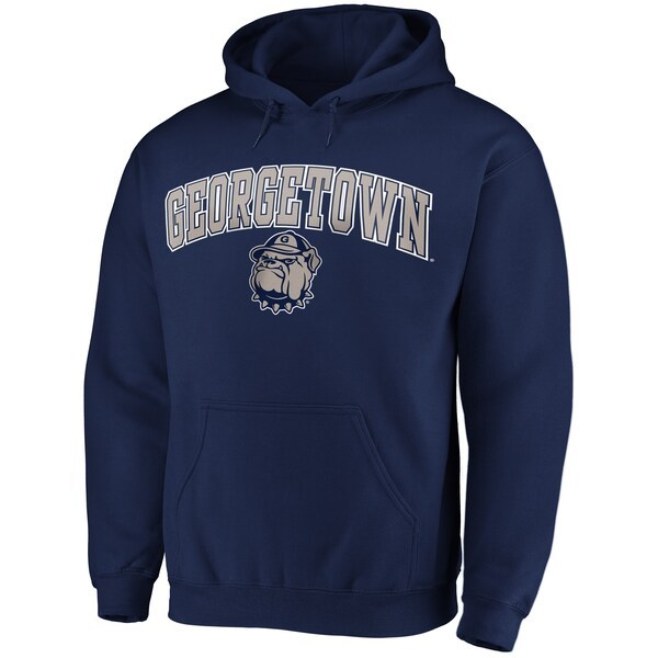 Fanatics Branded Georgetown Hoyas Campus Pullover Hoodie - Navy