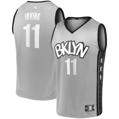 Kyrie Irving Brooklyn Nets Fanatics Branded Youth 2019/20 Fast Break Replica Jersey - Statement Edition - Gray