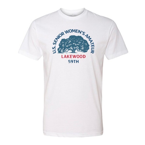 Unisex 2021 U.S. Senior Women's Amateur Imperial White T-Shirt