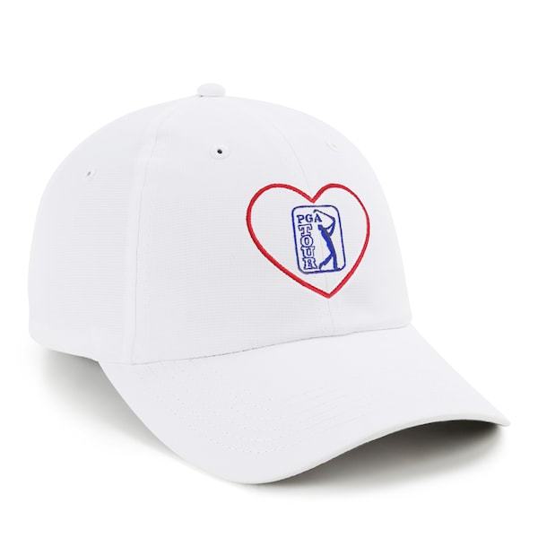 PGA TOUR Imperial Impact Logo Adjustable Hat - White