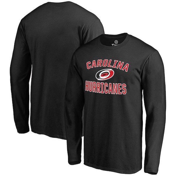 Carolina Hurricanes Fanatics Branded Victory Arch Long Sleeve T-Shirt - Black