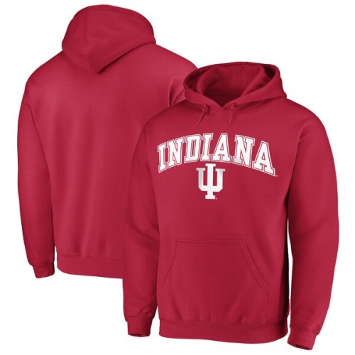 Fanatics Branded Indiana Hoosiers Campus Pullover Hoodie - Crimson