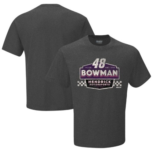 Alex Bowman Hendrick Motorsports Team Collection Vintage Duel T-Shirt - Heather Charcoal