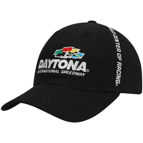 Daytona International Speedway Checkered Flag Track Adjustable Hat - Black