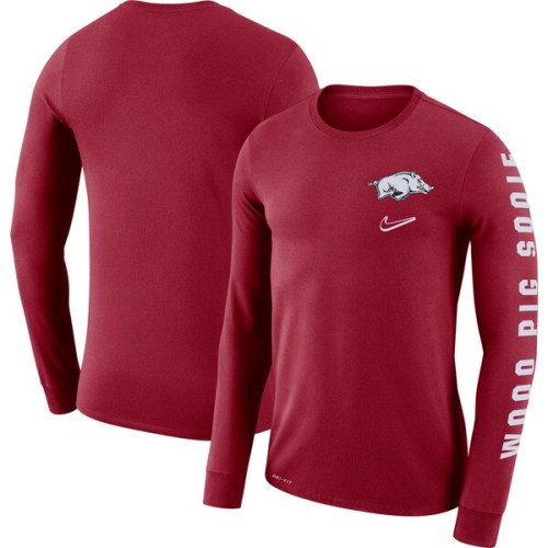 Arkansas Razorbacks Nike Local Mantra Performance Long Sleeve T-Shirt - Cardinal
