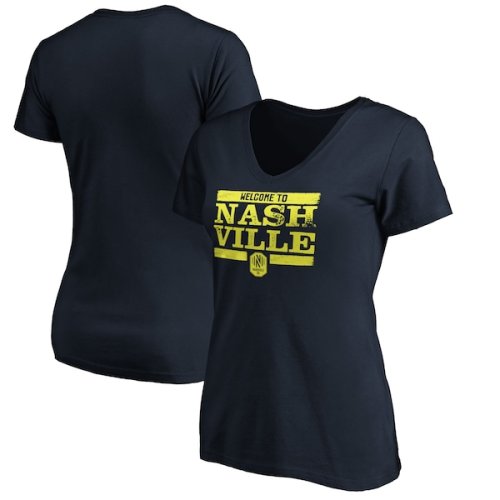Nashville SC Fanatics Branded Women's Welcome to Nashville T-Shirt - Navy