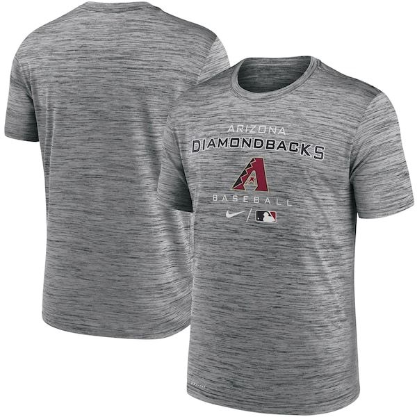 Arizona Diamondbacks Nike Authentic Collection Velocity Practice Performance T-Shirt - Anthracite