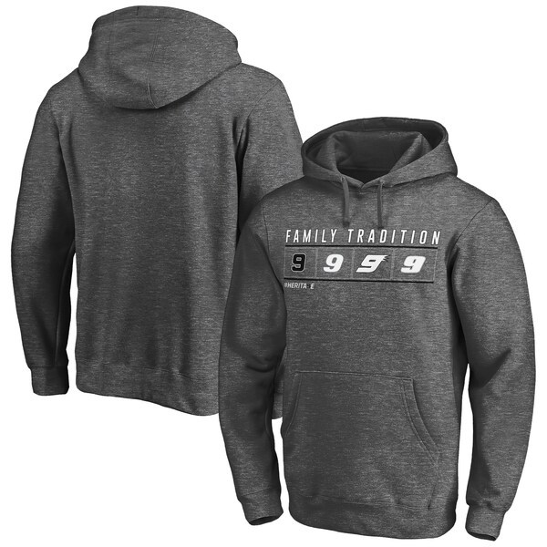 NASCAR Fanatics Branded Family Tradition Pullover Hoodie - Charcoal
