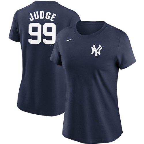 Aaron Judge New York Yankees Nike Women's Name & Number T-Shirt - Navy
