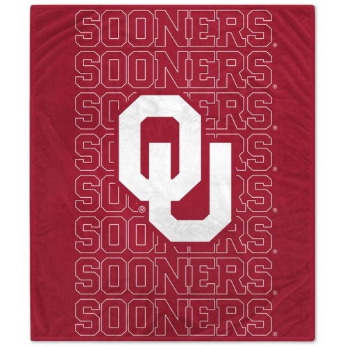 Oklahoma Sooners 60'' x 70'' Echo Plush Blanket