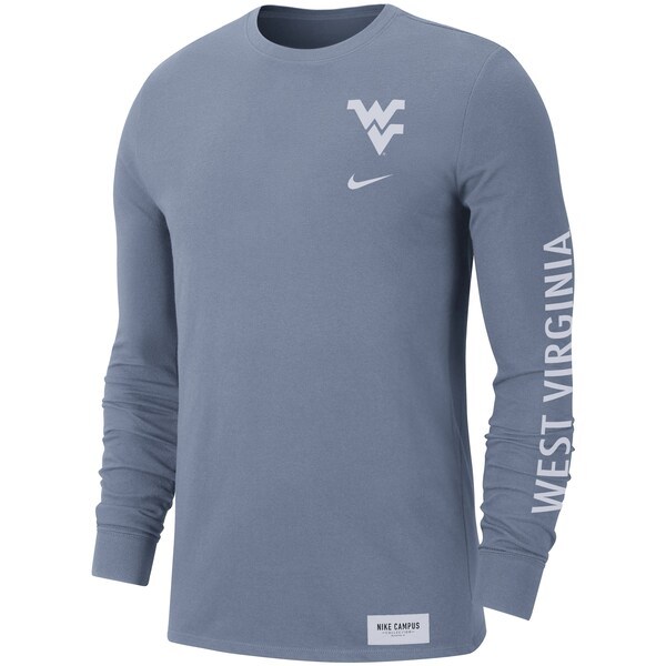 West Virginia Mountaineers Nike 2-Hit Long Sleeve T-Shirt - Navy
