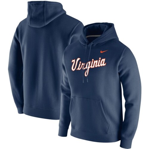Virginia Cavaliers Nike Vintage School Logo Pullover Hoodie - Navy