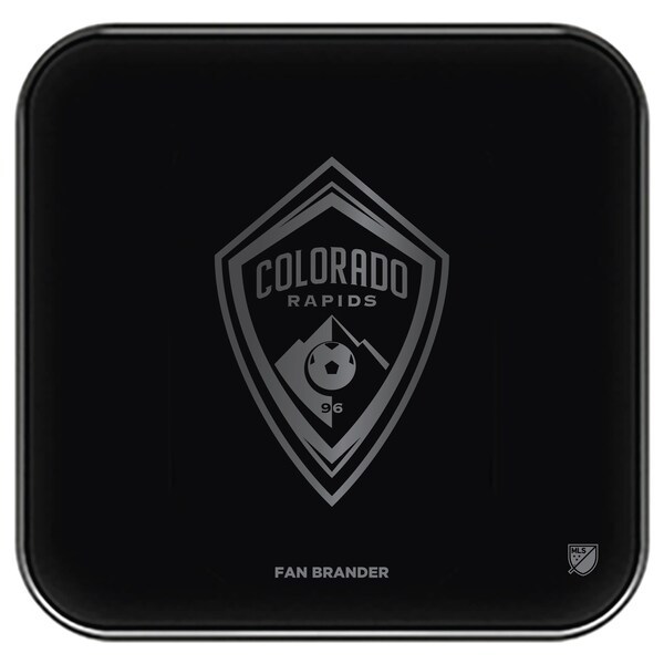 Colorado Rapids Fast Charging Glass Wireless Charge Pad - Black