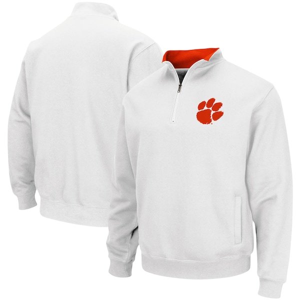 Clemson Tigers Colosseum Tortugas Logo Quarter-Zip Pullover Jacket - White