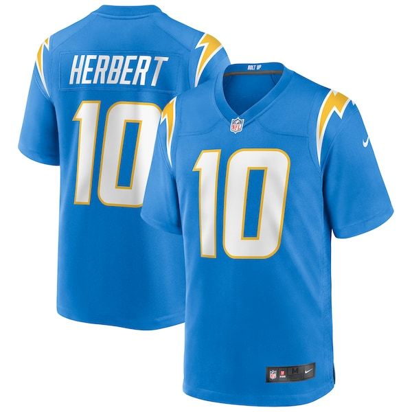 Justin Herbert Los Angeles Chargers Nike Game Jersey - Powder Blue