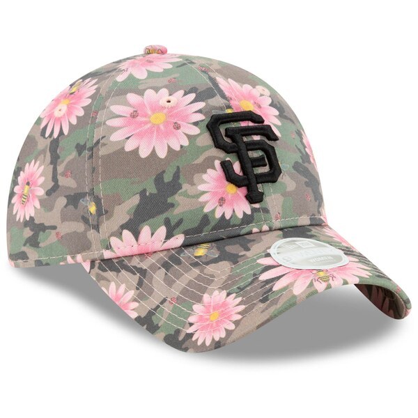 San Francisco Giants New Era Women's Floral Morning 9TWENTY Adjustable Hat - Camo