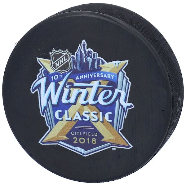New York Rangers vs. Buffalo Sabres Fanatics Authentic 2018 NHL Winter Classic Unsigned Hockey Puck