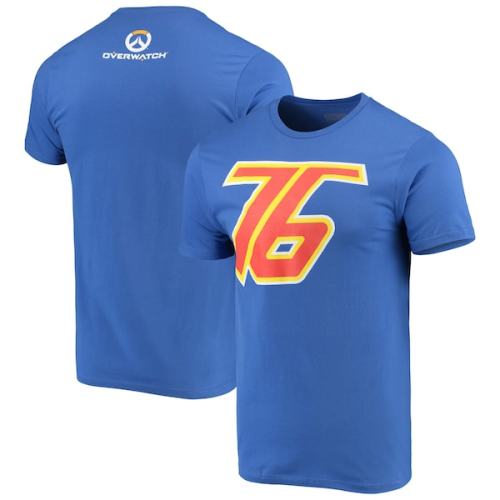 Soldier: 76 Overwatch J!NX Character Logo T-Shirt - Royal