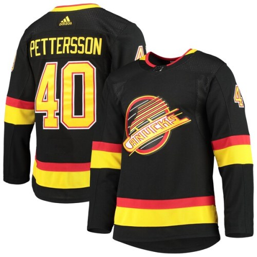 Elias Pettersson Vancouver Canucks adidas Alternate Primegreen Authentic Pro Player Jersey - Black