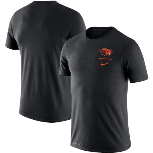Oregon State Beavers Nike Logo Stack Legend Performance T-Shirt - Black