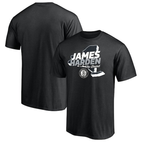 James Harden Brooklyn Nets Fanatics Branded Hometown Player T-Shirt - Black