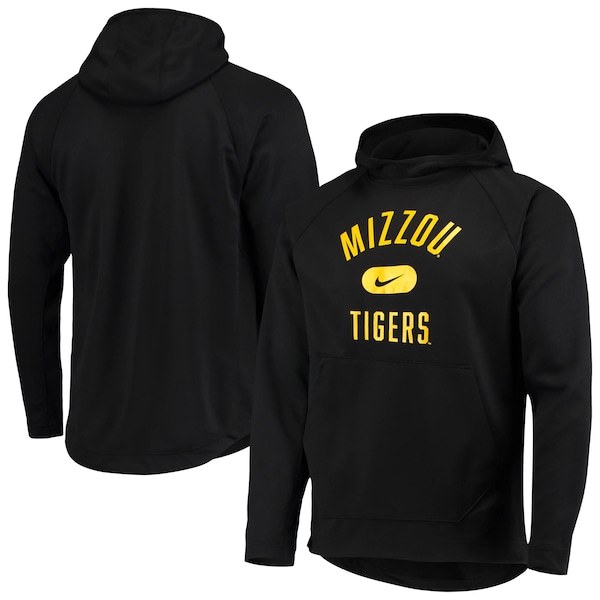 Missouri Tigers Nike Spotlight Performance Raglan Pullover Hoodie - Black