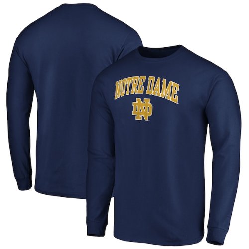 Notre Dame Fighting Irish Fanatics Branded Campus Long Sleeve T-Shirt - Navy