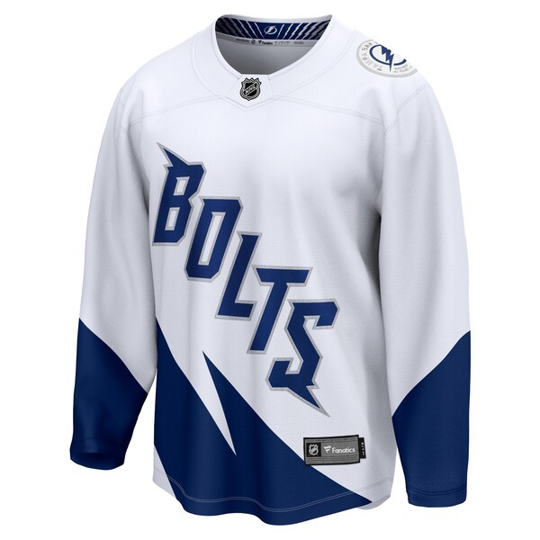 Tampa Bay Lightning Fanatics Branded 2022 NHL Stadium Series Breakaway Blank Jersey - White