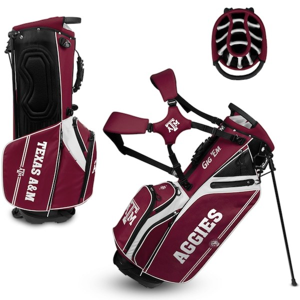 Texas A&M Aggies WinCraft Caddie Carry Hybrid Golf Bag
