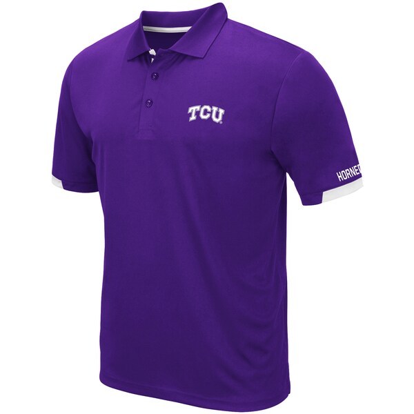 TCU Horned Frogs Colosseum Logo Santry Polo - Purple