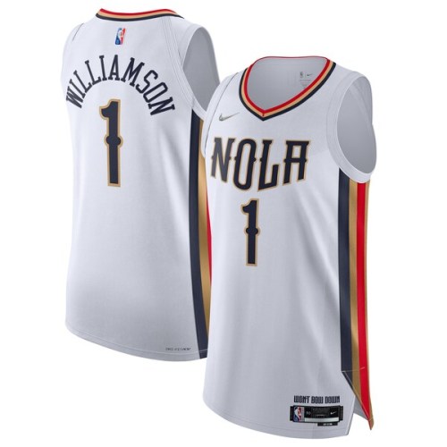 Zion Williamson New Orleans Pelicans Nike 2021/22 Authentic Player Jersey - City Edition - White